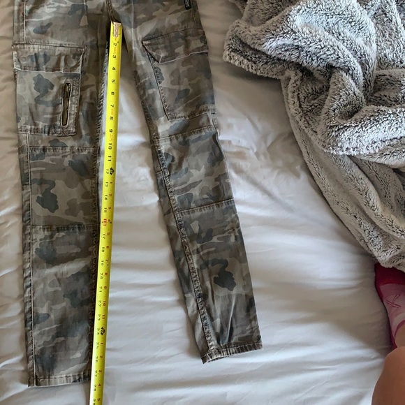 Silver skinny cargo pants - Picture 5 of 5